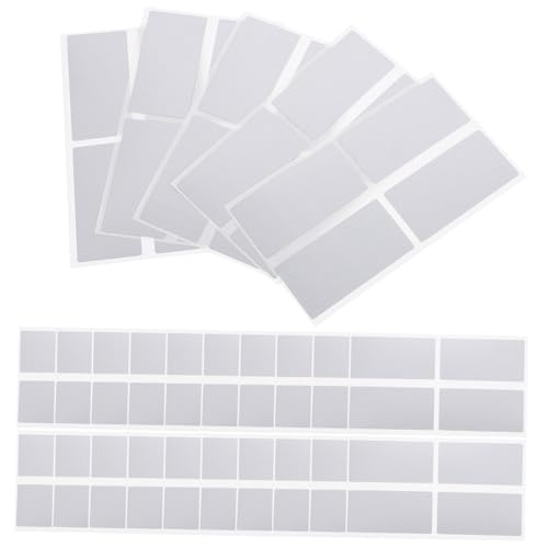 Uonlytech 1 Satz Kratzkarte Für Aufkleber Etiketten Selbstklebende Etiketten Vinyl Aufkleber Kratzen Selbstklebende Aufkleberetiketten Kleine Klebeetiketten Papier Silber 50 Stück von Uonlytech