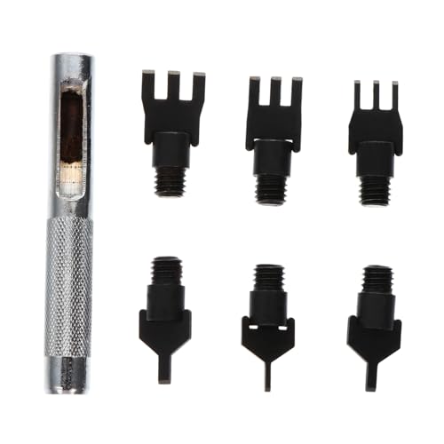 Uonlytech 1 Satz Leder Lochstanzer Werkzeugset für Präzise Lederprojekten für Diy Lederhandwerk Professionell und Einfach zu Bedienen von Uonlytech