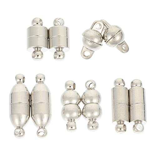 Uonlytech 1 Satz Magnetverschlüsse Für Legierungsverbindungen Für Diy Schmuckherstellung Für Armbänder Und Leicht Und Langlebig 5 Paare Uonlytech 1 Satz Magnetverschlüsse Für Legierungsverbindungen Für Diy Schmuckherstellung Für Armbänder Und Leicht Und Langlebig 5 Paare von Uonlytech