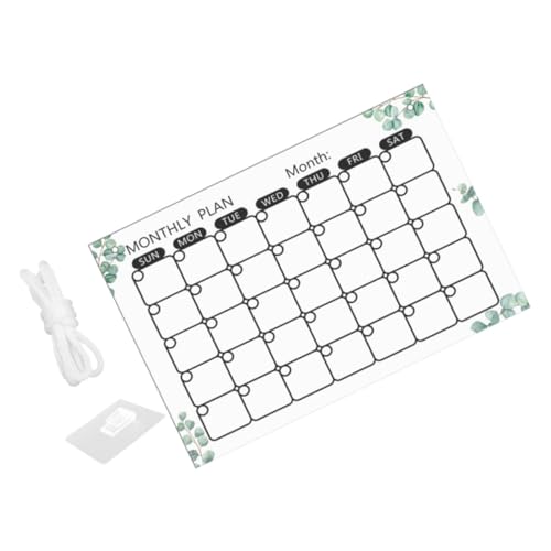 Uonlytech 1 Satz Memo -Board der Notizbrett löschbarer Notizblock Büro Kalender-Whiteboard für die Wand trocken abwischbare Tafeln Desktop-Messageboard Memo Creative Monitor Side Panel Acryl Uonlytech 1 Satz Memo -Board der Notizbrett löschbarer Notizblock Büro Kalender-Whiteboard für die Wand trocken abwischbare Tafeln Desktop-Messageboard Memo Creative Monitor Side Panel Acryl von Uonlytech