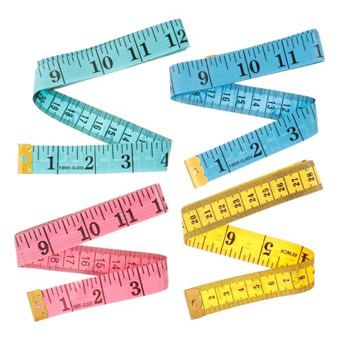 Uonlytech 1 Satz Messung Des Weichen Lineers Weiches Maßband Klebeband Für Den Körper Messen Nähband Kleines Messband Nähen Taillenmaßbänder Leichte Maßbänder Pvc-kunststoff 4 Stück Uonlytech 1 Satz Messung Des Weichen Lineers Weiches Maßband Klebeband Für Den Körper Messen Nähband Kleines Messband Nähen Taillenmaßbänder Leichte Maßbänder Pvc-kunststoff 4 Stück von Uonlytech