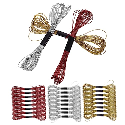 Uonlytech 1 Satz Metallic Stickgarn Bunte Stickfäden Für Handarbeit Für Kreuzstich Nähen Dekoration Und Mehr Für Kreative Projekte Zufällige Farbe 36rollen Uonlytech 1 Satz Metallic Stickgarn Bunte Stickfäden Für Handarbeit Für Kreuzstich Nähen Dekoration Und Mehr Für Kreative Projekte Zufällige Farbe 36rollen von Uonlytech