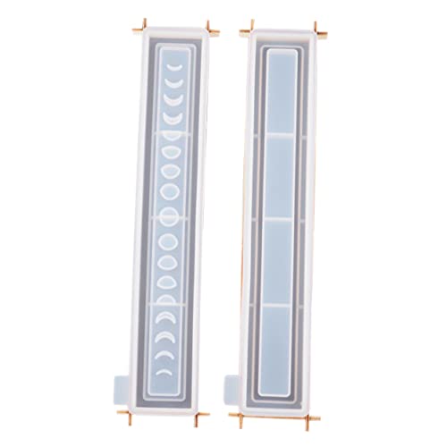 Uonlytech 1 Satz Mondphasen Silikonform für DIY Räucherstäbchenhalter und Aufbewahrungsbox Kreative Gießform Hochwertigem Silikon für Schmuck und Deko Objekte von Uonlytech
