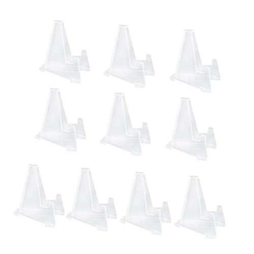 Uonlytech 1 Satz Münz Halterung Anzeige Für Sammler Steht Münzständer Staffelei Inhaber Münzaufstellungskoffer Ständer Für Münzstaffelei Kleiner Stand Münzregal Black P.s 10 Stück von Uonlytech