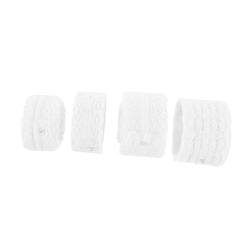 Uonlytech 1 Satz Nonelastic Spitzenband Für Diy Kleidung Und Accessoires Rolle Hautfreundlich Langlebig Für Handarbeiten Und Modegestaltung Weiß 4 Stück Uonlytech 1 Satz Nonelastic Spitzenband Für Diy Kleidung Und Accessoires Rolle Hautfreundlich Langlebig Für Handarbeiten Und Modegestaltung Weiß 4 Stück von Uonlytech