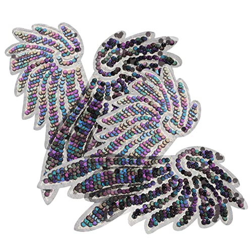 Uonlytech 1 Satz Pailletten-flügel-patch Party Feenflügel Für Erwachsene Funkeln Mädchen Weihnachten Engel Gestickte Applikation Stickereiflecken Polyester 2 Paare Uonlytech 1 Satz Pailletten-flügel-patch Party Feenflügel Für Erwachsene Funkeln Mädchen Weihnachten Engel Gestickte Applikation Stickereiflecken Polyester 2 Paare von Uonlytech