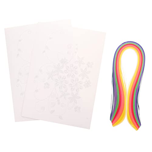 Uonlytech 1 Satz Papierkunstwerkzeugset Sammelalbum Scrapbooking Streifen Bausatz Herstellung Handwerk Basteln Quilling -tools Quilling-zubehör Aus Papier Gemustertes Papier von Uonlytech