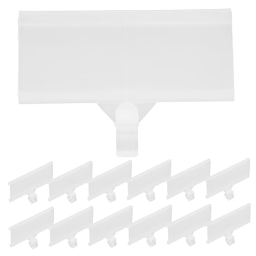 Uonlytech 1 Satz Preisschildhalter Transparent Clip Etikettenhalter Für Regalbeschriftung Für Supermärkte Geschäfte Und Verkaufsflächen Einfach Zu Bedienen Werkzeug Anbringbar 20 Stück von Uonlytech