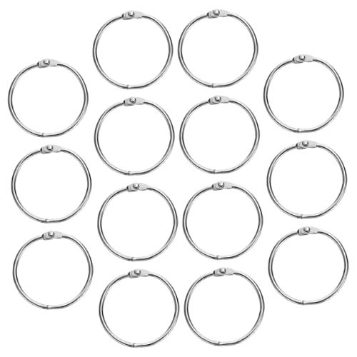Uonlytech 1 Satz Ringbuch-ring Lose Bindung Für Stichworte Pflicht Buchringe Binden Bindering Ordnerringe Buchringe Mini-binderringe Binderringe Klein Metall Silver 20 Stück Uonlytech 1 Satz Ringbuch-ring Lose Bindung Für Stichworte Pflicht Buchringe Binden Bindering Ordnerringe Buchringe Mini-binderringe Binderringe Klein Metall Silver 20 Stück von Uonlytech