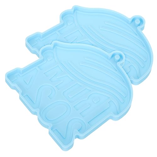 Uonlytech 1 Satz Schlüsselanhänger Form Schild Reiz Kette Anhängerguss-silikonformen Schlüsselbundformen Für Epoxidharz Dekorative Schlüsselanhängerform Schmuckformen Kieselgel Blau 2 Stück Uonlytech 1 Satz Schlüsselanhänger Form Schild Reiz Kette Anhängerguss-silikonformen Schlüsselbundformen Für Epoxidharz Dekorative Schlüsselanhängerform Schmuckformen Kieselgel Blau 2 Stück von Uonlytech