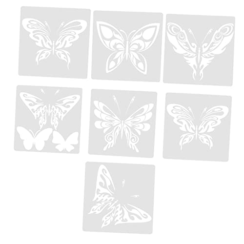 Uonlytech 1 Satz Schmetterlings Zeichenvorlage Formschablonen Wiederverwendbare Formen Bastelset Für Zahlen Tiere Zum Bemalen Kinderschablonen DIY Schablonen Klassenzimmer 7 Stück Uonlytech 1 Satz Schmetterlings Zeichenvorlage Formschablonen Wiederverwendbare Formen Bastelset Für Zahlen Tiere Zum Bemalen Kinderschablonen DIY Schablonen Klassenzimmer 7 Stück von Uonlytech