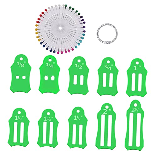 Uonlytech 1 Satz Schnittmuster Band Set Stoff Bias Bandmacher für Näh und Patchwork Projekte Einfach zu Bedienen Langlebig für Diy Bastelarbeiten Geeignet von Uonlytech