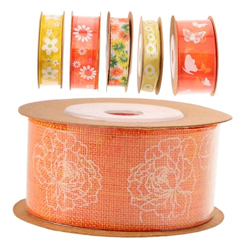 Uonlytech 1 Satz Sechs Von Schneidbarem Stoffband Mit Blumenmuster Hochwertiges Geschenkband Für Diy Dekorationen Haarbänder Und Bastelprojekte 6rollen Uonlytech 1 Satz Sechs Von Schneidbarem Stoffband Mit Blumenmuster Hochwertiges Geschenkband Für Diy Dekorationen Haarbänder Und Bastelprojekte 6rollen von Uonlytech