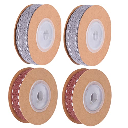 Uonlytech 1 Satz Selbstklebendes Spitzenband À Yards Bunte Baumwollribbon Für Diy Bastelprojekte Verpackungen Und Dekorationen Für Party Und Zuhause 4roll Uonlytech 1 Satz Selbstklebendes Spitzenband À Yards Bunte Baumwollribbon Für Diy Bastelprojekte Verpackungen Und Dekorationen Für Party Und Zuhause 4roll von Uonlytech