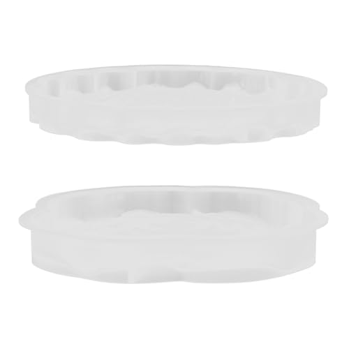 Uonlytech 1 Satz Silikon Untersetzer Formen Für Diy Projekte Rosenblüten Design Für Epoxidharz Leicht Zu Bedienen Anfänger Bastelideen 2 Stück von Uonlytech