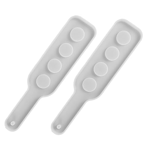 Uonlytech 1 Satz Silikonform Für Serviertablett Diy Kristall Epoxidharz Gießform Für Shot Glass Halter Wiederverwendbare Gießform Für Bastelprojekte Rechteckige Form 2 Stück von Uonlytech