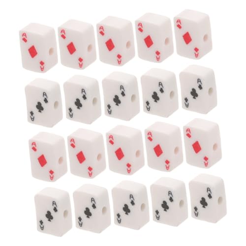 Uonlytech 1 Satz Spielkartenperlen Perlen Für Schmuckhersteller Form Spielkartenschmuck Lose Tonperlen Für Die Schmuckherstellung Bulk-perlen Für Die Schmuckherstellung Polymer-ton 100 Stück Uonlytech 1 Satz Spielkartenperlen Perlen Für Schmuckhersteller Form Spielkartenschmuck Lose Tonperlen Für Die Schmuckherstellung Bulk-perlen Für Die Schmuckherstellung Polymer-ton 100 Stück von Uonlytech