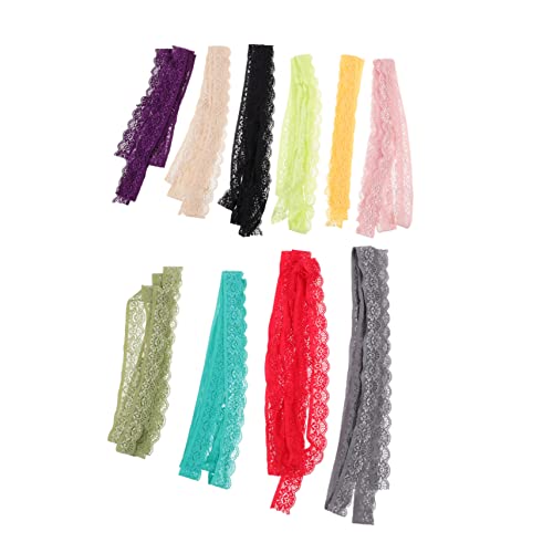Uonlytech 1 Satz Spitze Spitzenstoff DIY Bekleidungsbedarf Bastelband Sortiment Hochzeit Breites Band Spitzenbesatz Zierborten Spitzenband Bänder Zum Basteln Band Zum Verpacken 10 Stück Uonlytech 1 Satz Spitze Spitzenstoff DIY Bekleidungsbedarf Bastelband Sortiment Hochzeit Breites Band Spitzenbesatz Zierborten Spitzenband Bänder Zum Basteln Band Zum Verpacken 10 Stück von Uonlytech