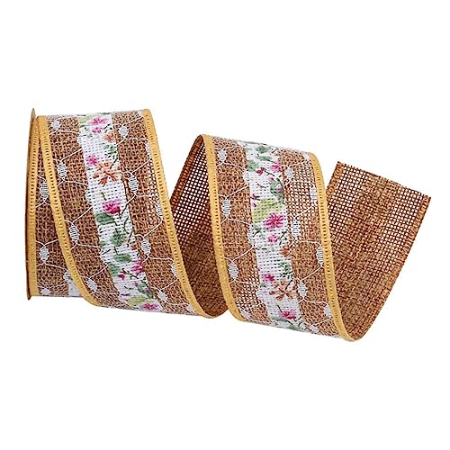 Uonlytech 1 Satz Spitzenband DIY Dekorationen Band Bündel Bastelbänder Dekostoff Farbe Basteln Wrap Geschenkband Zopfseil Bandseil 4Rollen von Uonlytech