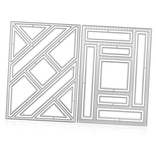 Uonlytech 1 Satz Stanzformen Sammelalbum Karte Handwerk Schneiden Schnitte Für Sterben Wellig Cutter Schild Scrapbooking Decor Stanzungen Album Gestanzt Gestanzte Formen Silber 2 Stück Uonlytech 1 Satz Stanzformen Sammelalbum Karte Handwerk Schneiden Schnitte Für Sterben Wellig Cutter Schild Scrapbooking Decor Stanzungen Album Gestanzt Gestanzte Formen Silber 2 Stück von Uonlytech