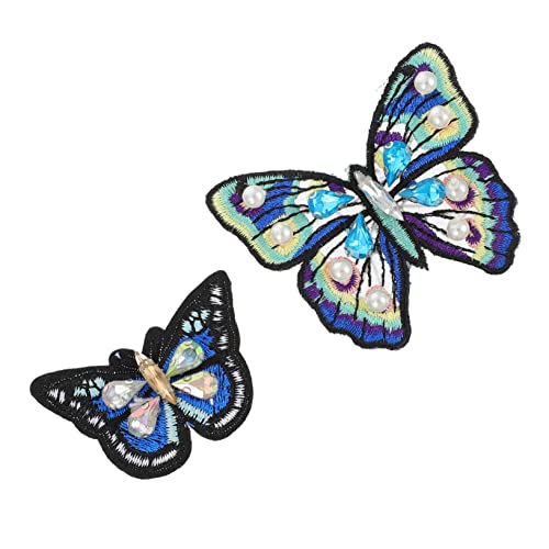Uonlytech 1 Satz Stickerei Schmetterling Hilfsmaterialien Schmetterlinge Dekorationen Aufnäher Applikation Patches Für Kleidung Schmetterling Dekorationen Stickerei Patches 2 Stück Uonlytech 1 Satz Stickerei Schmetterling Hilfsmaterialien Schmetterlinge Dekorationen Aufnäher Applikation Patches Für Kleidung Schmetterling Dekorationen Stickerei Patches 2 Stück von Uonlytech