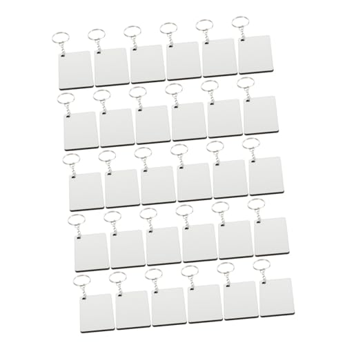 Uonlytech 1 Satz Sublimation Schlüsselanhänger Pendants Dichteboard mit Sprungringen für Diy Projekte und Kreative Bastelarbeiten Uonlytech 1 Satz Sublimation Schlüsselanhänger Pendants Dichteboard mit Sprungringen für Diy Projekte und Kreative Bastelarbeiten von Uonlytech