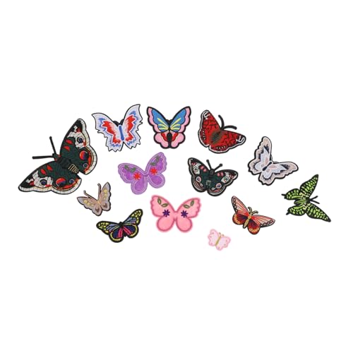 Uonlytech 1 Satz Teiliges Aufbügelbare Stickereiflicken Mit Schmetterlingsdesign Für Diy Kleidung Reparaturpatches Für Hosen Kleider Jacken Und Mehr Verschönerung Für Ihr Outfit 13 Stück Uonlytech 1 Satz Teiliges Aufbügelbare Stickereiflicken Mit Schmetterlingsdesign Für Diy Kleidung Reparaturpatches Für Hosen Kleider Jacken Und Mehr Verschönerung Für Ihr Outfit 13 Stück von Uonlytech