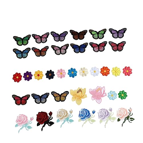 Uonlytech 1 Satz Teiliges Blumen Schmetterlings Stickerei Patches Zum Aufbügeln Für Kleidung Hosen Und Kleider Diy Dekorationen Einfach Zu Verwenden Und Langlebig 36 Stück Uonlytech 1 Satz Teiliges Blumen Schmetterlings Stickerei Patches Zum Aufbügeln Für Kleidung Hosen Und Kleider Diy Dekorationen Einfach Zu Verwenden Und Langlebig 36 Stück von Uonlytech