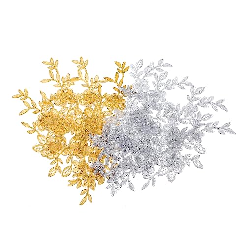 Uonlytech 1 Satz Teiliges Blumenstickerei Patches Für Diy Dekoration Selbstklebende Applikationen Gold Und Silber Für Kleidung Taschen Und Mehr Langlebig Und Vielseitig Einsetzbar 8 Stück Uonlytech 1 Satz Teiliges Blumenstickerei Patches Für Diy Dekoration Selbstklebende Applikationen Gold Und Silber Für Kleidung Taschen Und Mehr Langlebig Und Vielseitig Einsetzbar 8 Stück von Uonlytech