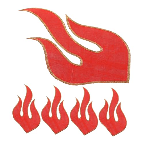Uonlytech 1 Satz Teiliges Bügelbilder Feuerflamme Aufnäher Für Kleidung Selbstklebende Gestickte Patches Zur Reparatur Und Dekoration Von Jeansjacken Und Textilien Für Diy Projekte 5 Stück Uonlytech 1 Satz Teiliges Bügelbilder Feuerflamme Aufnäher Für Kleidung Selbstklebende Gestickte Patches Zur Reparatur Und Dekoration Von Jeansjacken Und Textilien Für Diy Projekte 5 Stück von Uonlytech