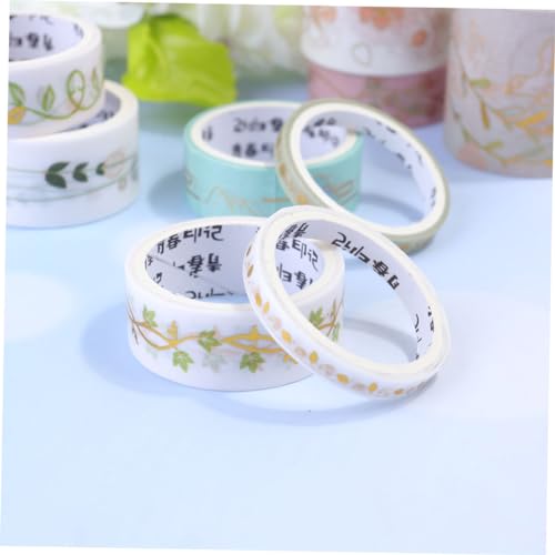 Uonlytech 1 Satz Teiliges Dekoratives Washi Tape Klebeband Für Diy Planer Scrapbooking Und Hochwertige Selbstklebende Papierbänder Japanischem Washi Für Stilvolle Gestaltung 12 Stück von Uonlytech