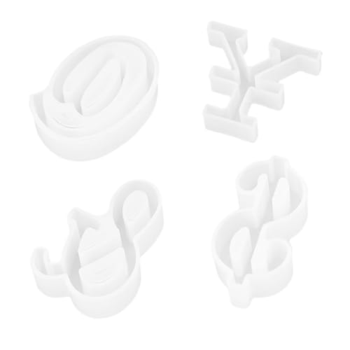 Uonlytech 1 Satz Teiliges Diy Silikonform Für Kristall Epoxidharz Flexibel Transparent Einfach Zu Reinigen Für Schmuckherstellung Und Handwerkszubehör Kompatibel Mit Harz Kerzen Und 4 Stück von Uonlytech