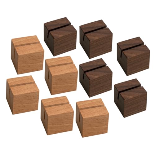 Uonlytech 1 Satz Teiliges Holzständer Für Karten Quadratische Halter Nussbaumholz Für Büro Ausstellungen Und Veranstaltungen Für Kreative Dekorationen 10 Stück Uonlytech 1 Satz Teiliges Holzständer Für Karten Quadratische Halter Nussbaumholz Für Büro Ausstellungen Und Veranstaltungen Für Kreative Dekorationen 10 Stück von Uonlytech