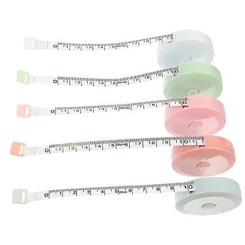 Uonlytech 1 Satz Teiliges Mini Maßband Flexibles Einziehbares Maßband Für Körper Und Stoffmessungen Nähzubehör Blau Grün Weiß Und Hellpink 5 Stück Uonlytech 1 Satz Teiliges Mini Maßband Flexibles Einziehbares Maßband Für Körper Und Stoffmessungen Nähzubehör Blau Grün Weiß Und Hellpink 5 Stück von Uonlytech