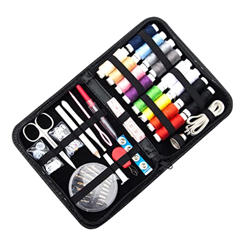 Uonlytech 1 Satz Teiliges Nähset Tragbare Nähzubehör Tasche für Reisen Nadel und Fadenspeicherbehälter Schwarz Praktisch und Stylisch für Nähen Uonlytech 1 Satz Teiliges Nähset Tragbare Nähzubehör Tasche für Reisen Nadel und Fadenspeicherbehälter Schwarz Praktisch und Stylisch für Nähen von Uonlytech