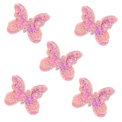 Uonlytech 1 Satz Teiliges Patches Für Kleidung Dekorative Applikationen Für Diy Haarschmuck Bastelzubehör Für Haarspangen Und Kleidung Für Kreative Projekte 5 Stück von Uonlytech