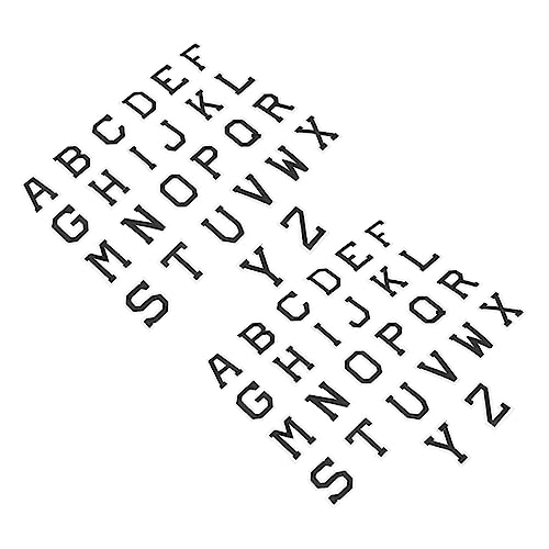 Uonlytech 1 Satz Teiliges Set Buchstaben Aufnäher Bügelflicken Für Kleidung Diy Applikationen Zum Aufbügeln Dekorative Stoffbuchstaben Für Kreative Gestaltungen Und Reparaturen 52 Stück Uonlytech 1 Satz Teiliges Set Buchstaben Aufnäher Bügelflicken Für Kleidung Diy Applikationen Zum Aufbügeln Dekorative Stoffbuchstaben Für Kreative Gestaltungen Und Reparaturen 52 Stück von Uonlytech