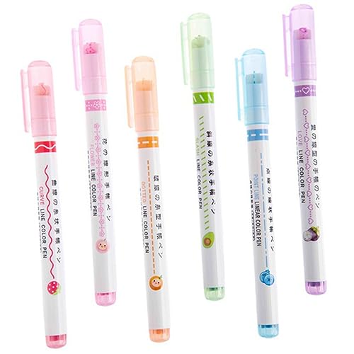 Uonlytech 1 Satz Teiliges Set Handlettering Marker Stifte Schnelltrocknende Textmarker Für Schule Büro Und Kreative Projekte Für Lehrer Künstler Und Notizen 6 Stück Uonlytech 1 Satz Teiliges Set Handlettering Marker Stifte Schnelltrocknende Textmarker Für Schule Büro Und Kreative Projekte Für Lehrer Künstler Und Notizen 6 Stück von Uonlytech