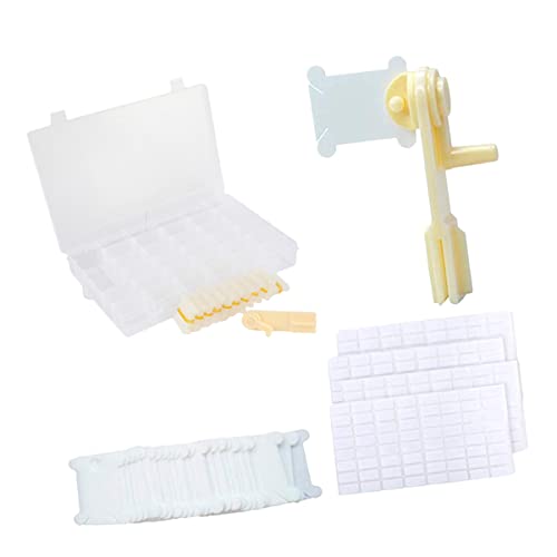 Uonlytech 1 Satz Teiliges Set Kreuzstich Werkzeuge mit Aufbewahrungsbox Winderplatten Hand Wickelmaschine und Aufklebern Nähzubehör für Anfänger und Fortgeschrittene zur Einfachen Uonlytech 1 Satz Teiliges Set Kreuzstich Werkzeuge mit Aufbewahrungsbox Winderplatten Hand Wickelmaschine und Aufklebern Nähzubehör für Anfänger und Fortgeschrittene zur Einfachen von Uonlytech