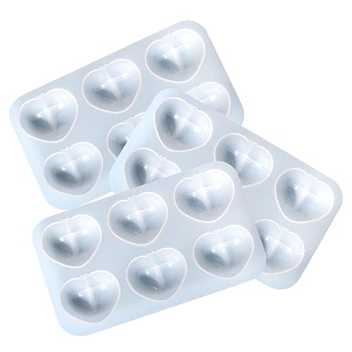 Uonlytech 1 Satz Teiliges Silikon Herzform Für Diy Bastelarbeiten Wiederverwendbare Silikonform Für Gießen Von Ornamenten Und Schmuck Für Kreative 3 Stück Uonlytech 1 Satz Teiliges Silikon Herzform Für Diy Bastelarbeiten Wiederverwendbare Silikonform Für Gießen Von Ornamenten Und Schmuck Für Kreative 3 Stück von Uonlytech