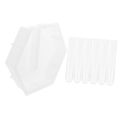 Uonlytech 1 Satz Teiliges Silikonform für Diy Vasen Flexible Gießform für Hexagon Vasen mit Testrohren zur Pflanzenvermehrung Einfache Handhabung und Langlebig und Kreativ Uonlytech 1 Satz Teiliges Silikonform für Diy Vasen Flexible Gießform für Hexagon Vasen mit Testrohren zur Pflanzenvermehrung Einfache Handhabung und Langlebig und Kreativ von Uonlytech