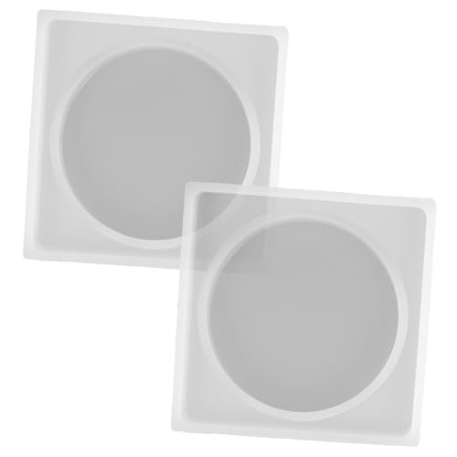 Uonlytech 1 Satz Teiliges Untersetzer Gießformen Runde Und Quadratische Resin Molds Für Diy Tischdekoration Einfach Zu Bedienen Und Leicht Zu Reinigen Für Bastelprojekte 4 Stück Uonlytech 1 Satz Teiliges Untersetzer Gießformen Runde Und Quadratische Resin Molds Für Diy Tischdekoration Einfach Zu Bedienen Und Leicht Zu Reinigen Für Bastelprojekte 4 Stück von Uonlytech