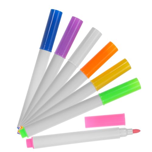 Uonlytech 1 Satz Teiliges Wiederverwendbarer Abwischbarer Marker Mit Magneten Für Whiteboards Bunte Kreidestifte Für Kreative Anwendungen Selbstschließendem Beutel 7 Stück Uonlytech 1 Satz Teiliges Wiederverwendbarer Abwischbarer Marker Mit Magneten Für Whiteboards Bunte Kreidestifte Für Kreative Anwendungen Selbstschließendem Beutel 7 Stück von Uonlytech