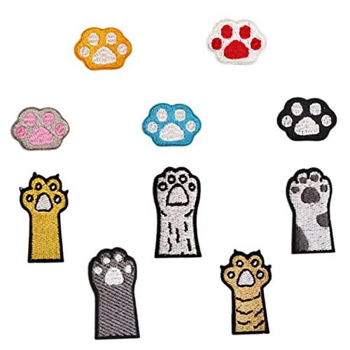 Uonlytech 1 Satz Tierische Fußabdruck Aufnäher Diy Patches Für Kleidung Taschen Und Hüte Dekorative Applikationen Für Individuelles Stück von Uonlytech