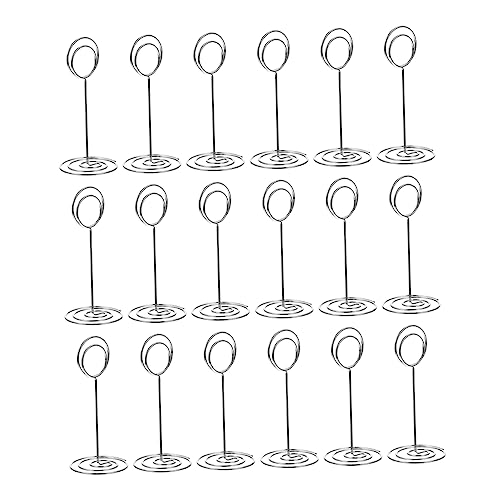 Uonlytech 1 Satz Tischkartenhalter Aus Carbonstahl Kreative Memo Clips Für Hochzeiten Runde Notizhalter Mit Standfuß Für Küche Und Wohnbereich 20 Stück Uonlytech 1 Satz Tischkartenhalter Aus Carbonstahl Kreative Memo Clips Für Hochzeiten Runde Notizhalter Mit Standfuß Für Küche Und Wohnbereich 20 Stück von Uonlytech