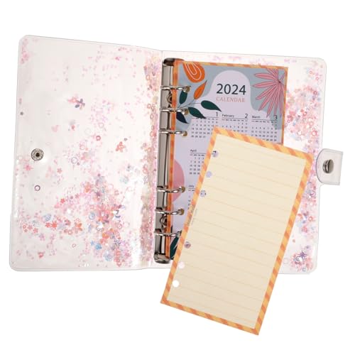Uonlytech 1 Satz Treibsandbuch Notizbuch ungefüttert Pads Notizbilder Notizblock notizzettel Lose Blattbindemittel Sammelalbum mit losen Blättern Binder Notebook Notizbücher Plastik von Uonlytech