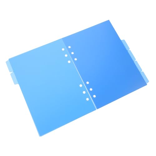 Uonlytech 1 Satz Trennseite Indexteiler Hefter Mit Trennwänden Registerkarten Veranstalter Heftertrenner Mini -binder -teiler Binder-trennlaschen Bürobedarf Ordner-teiler Pp Blau 6 Stück Uonlytech 1 Satz Trennseite Indexteiler Hefter Mit Trennwänden Registerkarten Veranstalter Heftertrenner Mini -binder -teiler Binder-trennlaschen Bürobedarf Ordner-teiler Pp Blau 6 Stück von Uonlytech