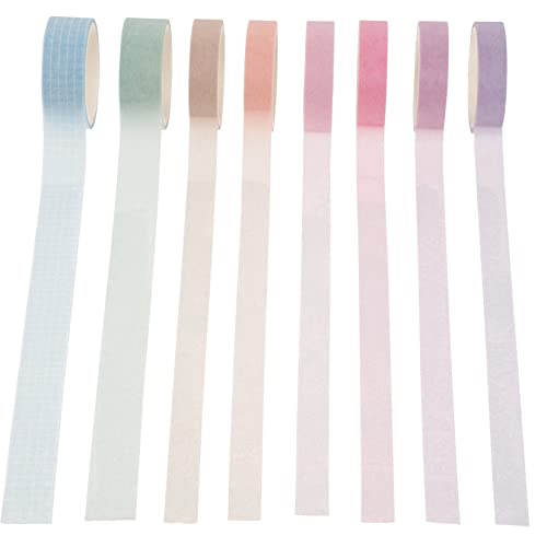 Uonlytech 1 Satz Washi Tape Dekoratives Beschreibbares Klebeband Für Scrapbooking Tagebuch Und Diy Projekte Für Handarbeiten Und Designs 8rollen Uonlytech 1 Satz Washi Tape Dekoratives Beschreibbares Klebeband Für Scrapbooking Tagebuch Und Diy Projekte Für Handarbeiten Und Designs 8rollen von Uonlytech