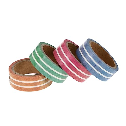 Uonlytech 1 Satz Washi Tape Planer Klebeband Scrapbooking Klebebänder Für Klebrige Massen Bastelbedarf Selbstklebendes Schreibwaren Bastelbedarf Dekoratives Packband 4Rollen Uonlytech 1 Satz Washi Tape Planer Klebeband Scrapbooking Klebebänder Für Klebrige Massen Bastelbedarf Selbstklebendes Schreibwaren Bastelbedarf Dekoratives Packband 4Rollen von Uonlytech