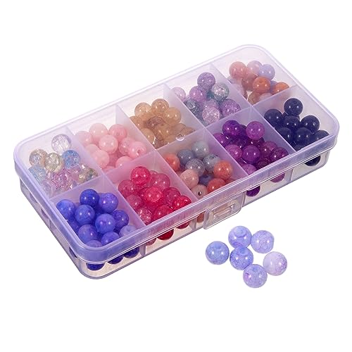 Uonlytech 1 Schachtel Bunte Glasperlen Runde Glasperlen für Diy Armbänder und Ohrringe Bastelperlen für Kreative Schmuckherstellung und Wohnraumdekoration Uonlytech 1 Schachtel Bunte Glasperlen Runde Glasperlen für Diy Armbänder und Ohrringe Bastelperlen für Kreative Schmuckherstellung und Wohnraumdekoration von Uonlytech